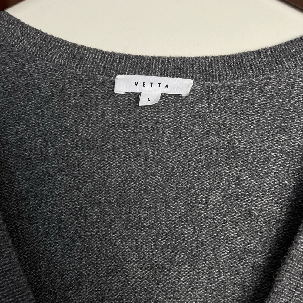 SOLD - Vetta Capsule V-Neck Oversized Sweater (size L) - Picture 7 of 9